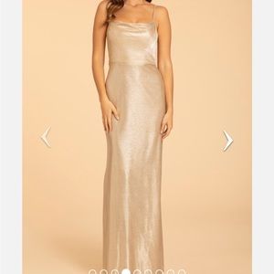 Hayley Paige 52008 Gold Metallic Size 14